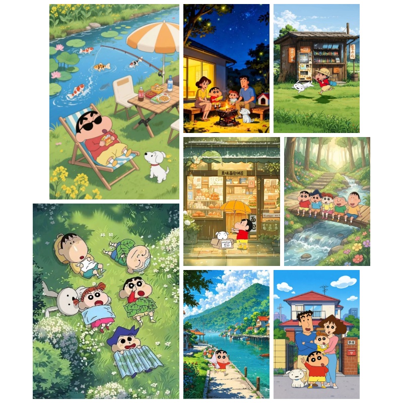 Outdoor Adventure Japan - 《짱구는 못생긴 녀석》 애니메이션 5D 풀