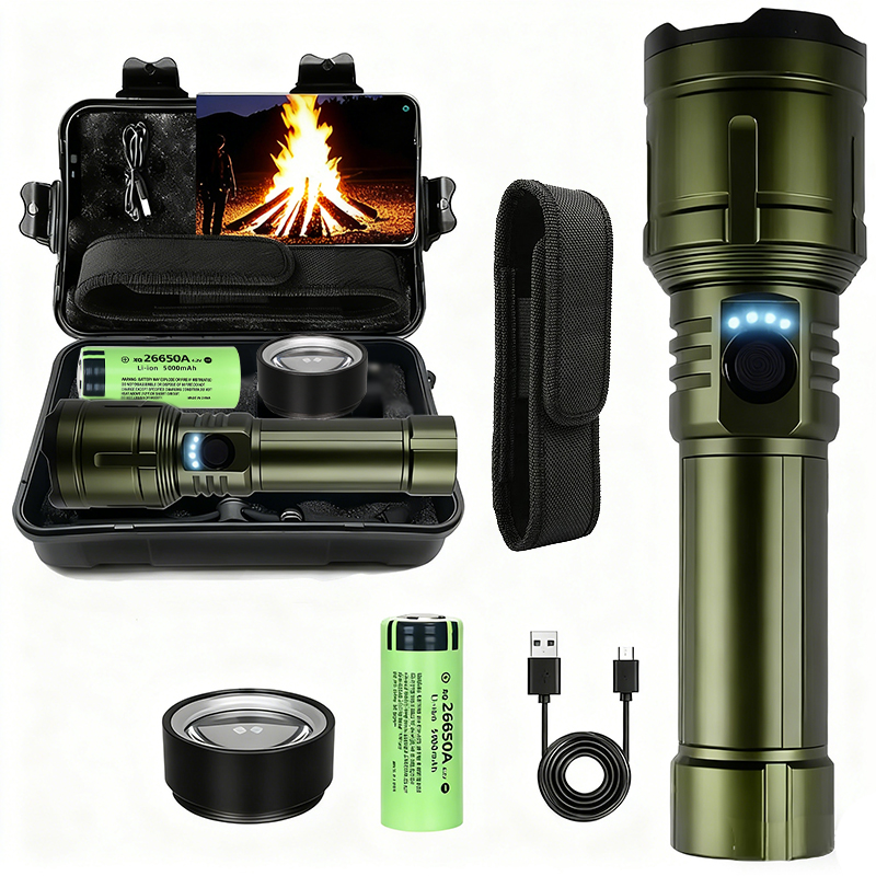 Outdoor Adventurer - 초강력 손전등 집중 점화 손전등 방수