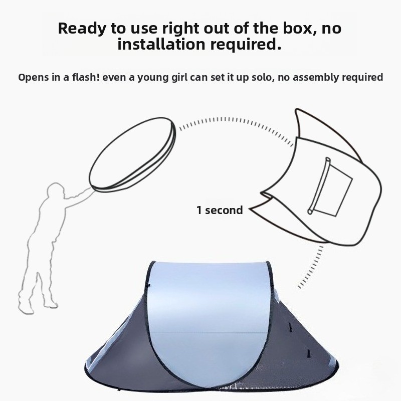 손으로 펼칠 수 있는 팝업 보트 텐트 휴대용 접이식 방 - Outdoor Adventure Tent 리뷰 및 가격