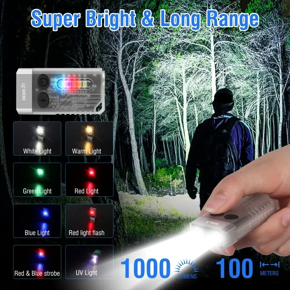BORUiT V10 키체인 UV LED EDC 형광 플 - Outdoor Adventurer 리뷰 및 가격