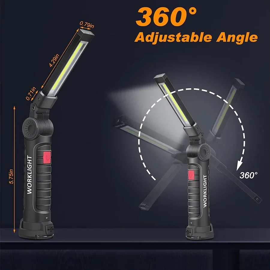 새로운 휴대용 COB LED 손전등 USB C 충전식  - Outdoor Adventurer 리뷰 및 가격