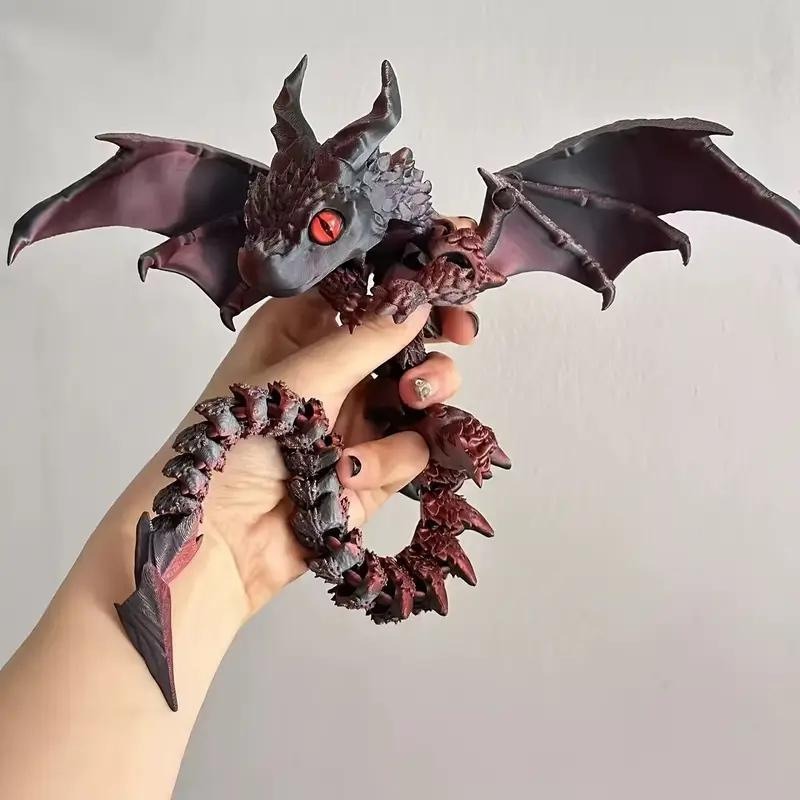 3D 프린팅 이중 각도 플라잉 드래곤 가동 관절 장식품 - Outdoor Adventure Gifts 리뷰 및 가격