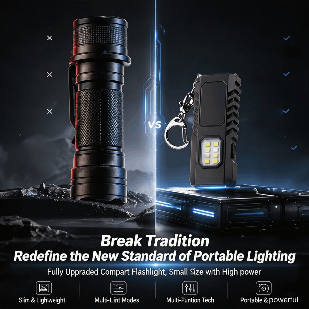 미니 EDC 키체인 손전등 USB 충전식 COB 작업등 - Outdoor Adventurer 리뷰 및 가격